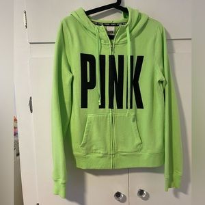 VS Pink zip hoodie